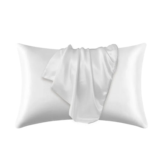 Davy | Shiny Satin Pillowcase with Zipper