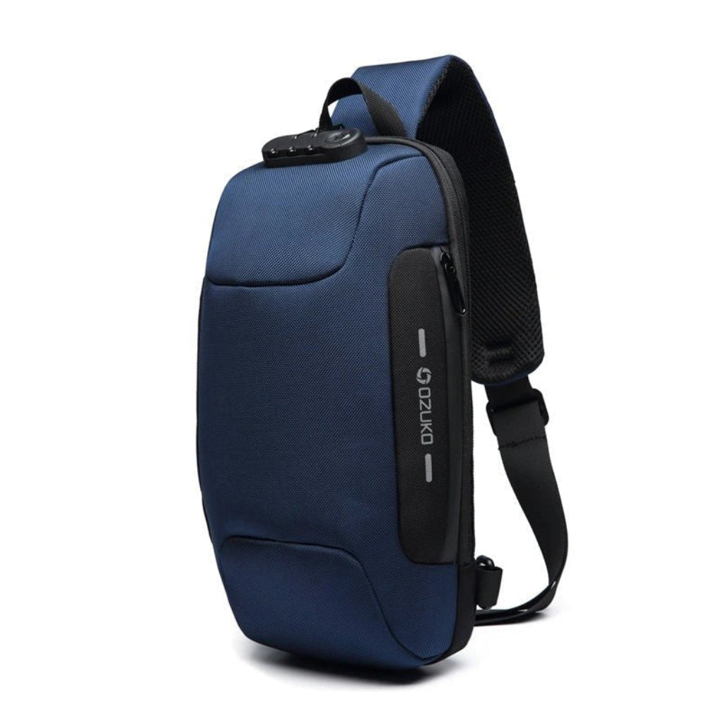 Davy | Shoulder Bag with USB Charging and Locking Mechanism