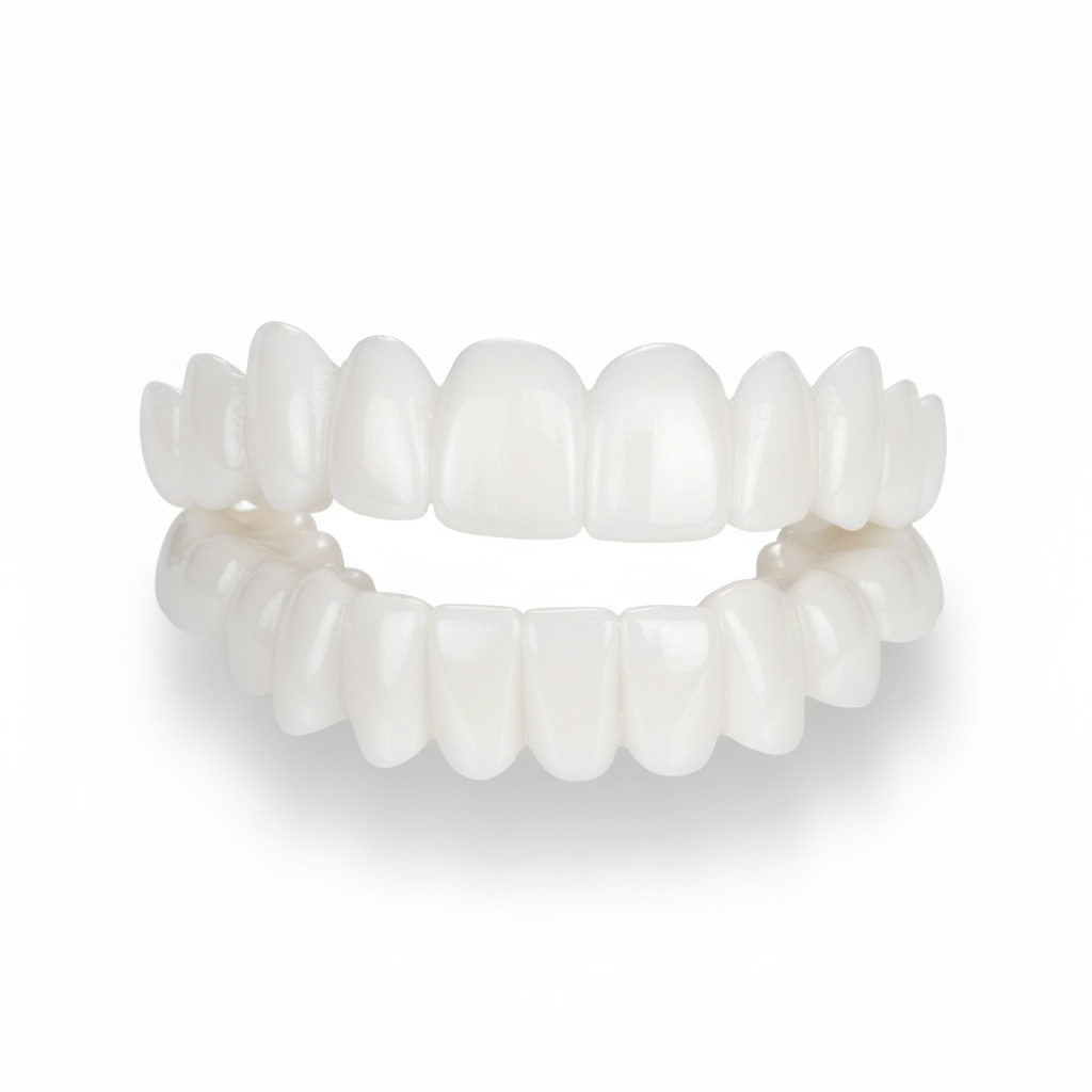 Davy | Smile Veneers | Customizable Cosmetic Tooth Covers | Medical Special Resin | Instant Smile Correction | Upper & Lower Jaw