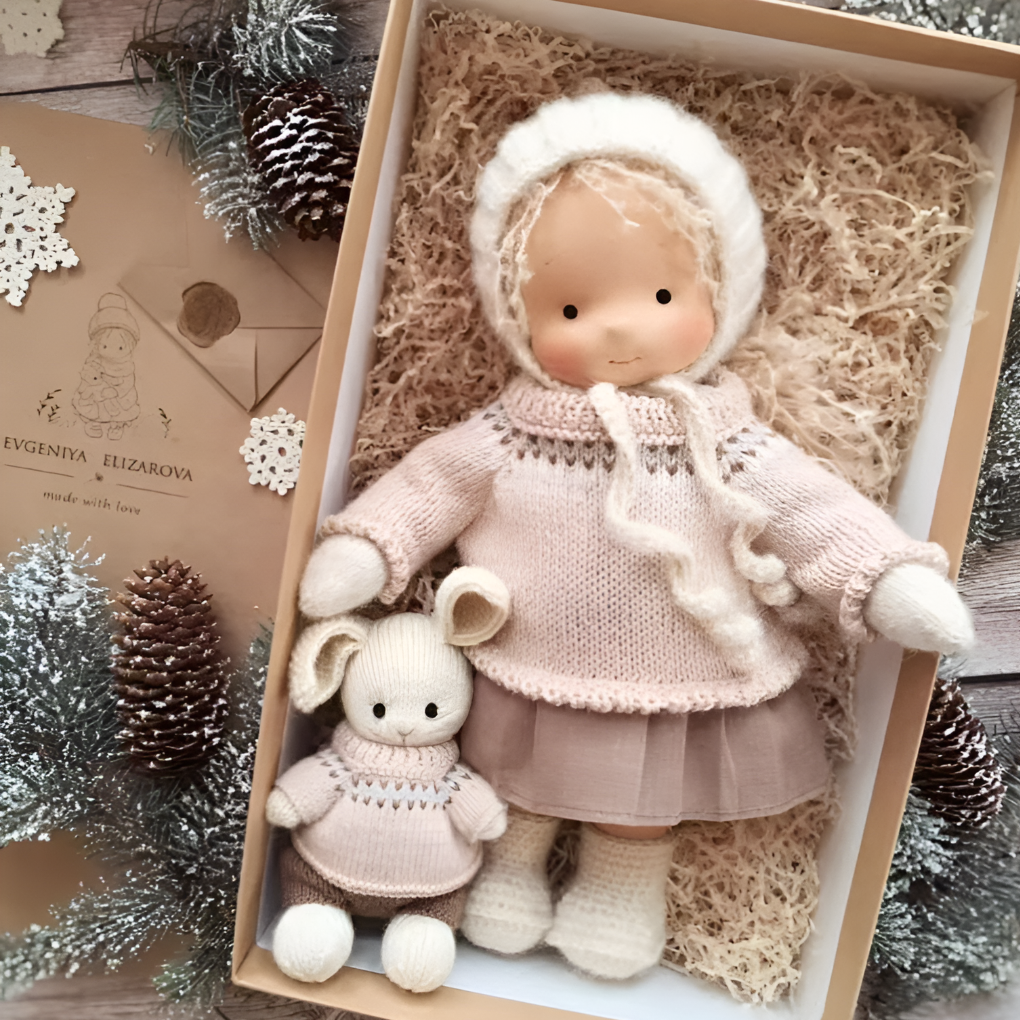 Davy | Soft Waldorf Cuddly Doll with Natural Features
