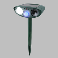 Davy | Répulsif ultrasonique solaire pour lapins avec lampe LED clignotante