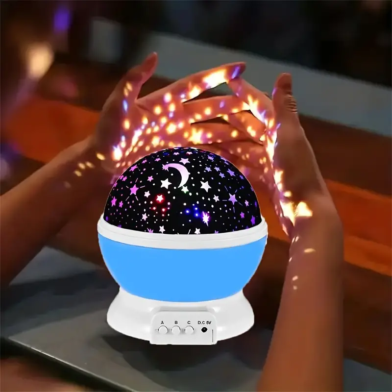 Davy | Star Projector Night Light | Soothing Sky Projection with Music