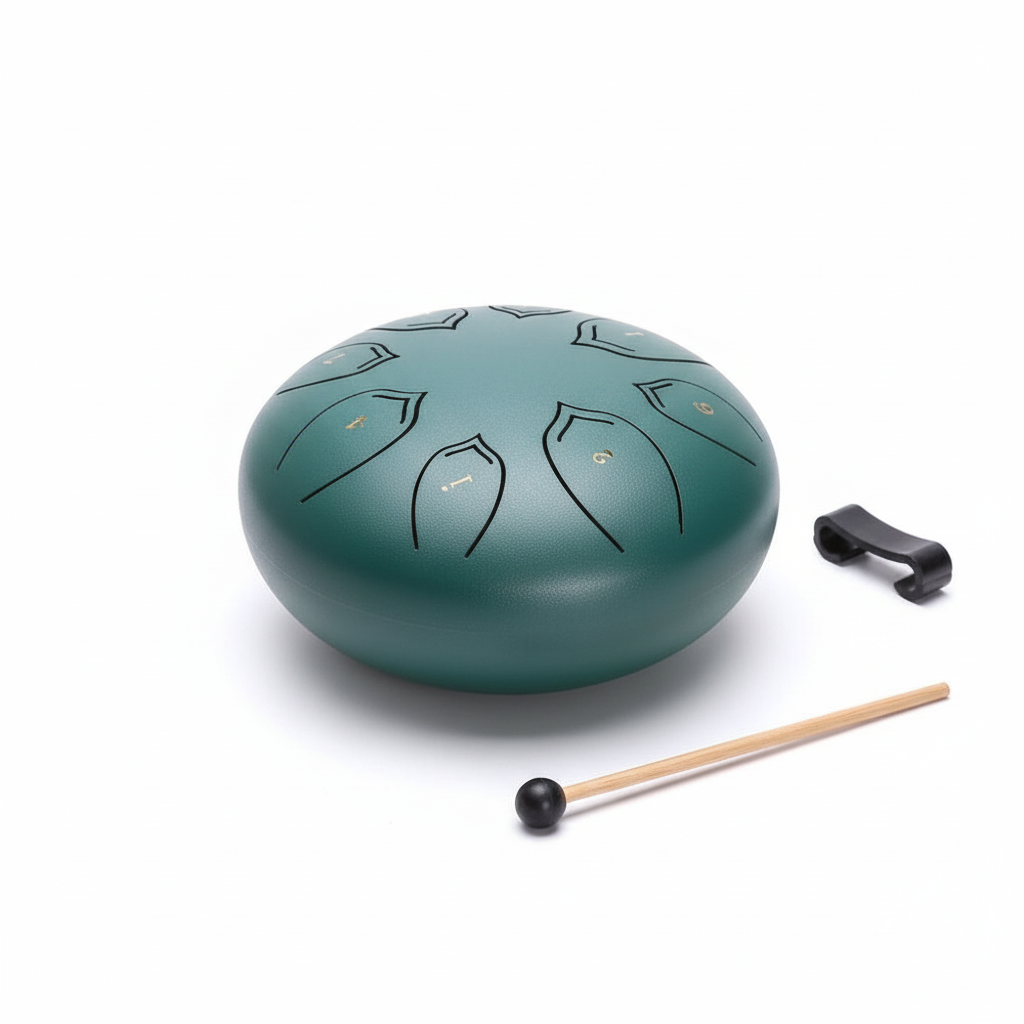 Davy | Steel Tongue Drum | Precision Tuning in C Major | Harmonic Overtone Resonance | Includes Mallets & Accessories | For Meditation & Sound Therapy