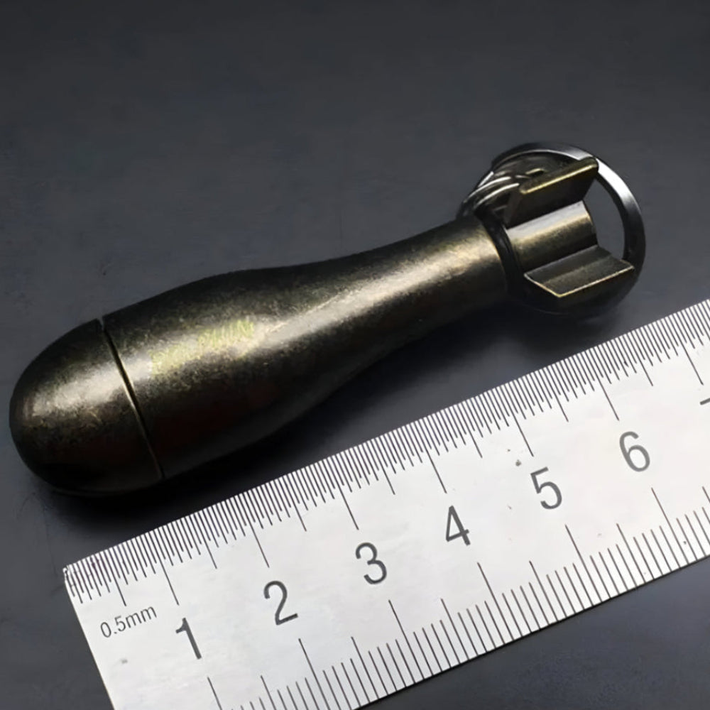 Davy | Survival Waterproof Flint Fire Starter Keychain