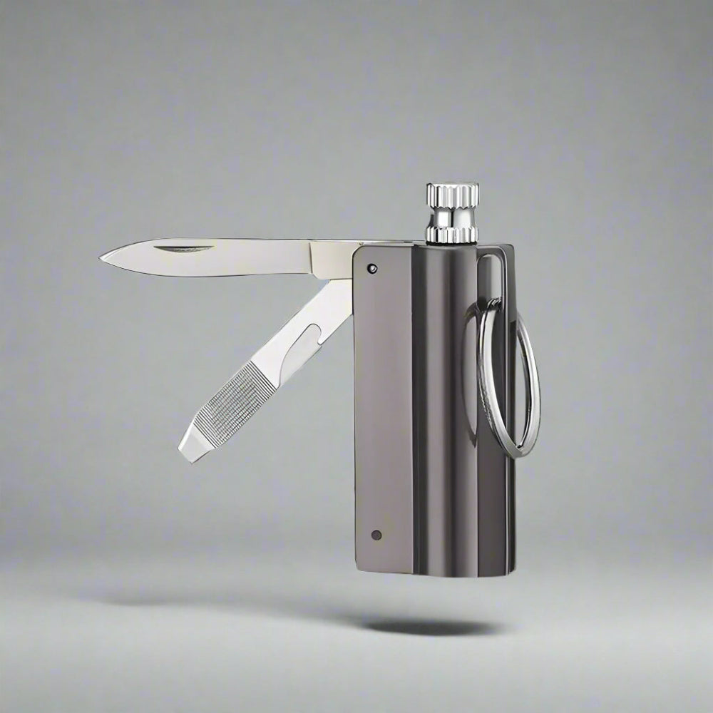 Davy | Survival Waterproof Flint Fire Starter Keychain
