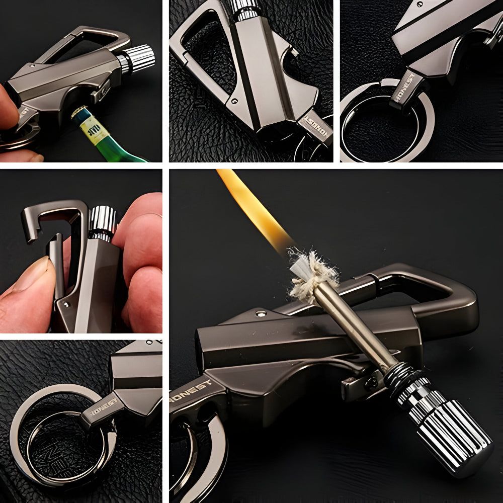 Davy | Survival Waterproof Flint Fire Starter Keychain