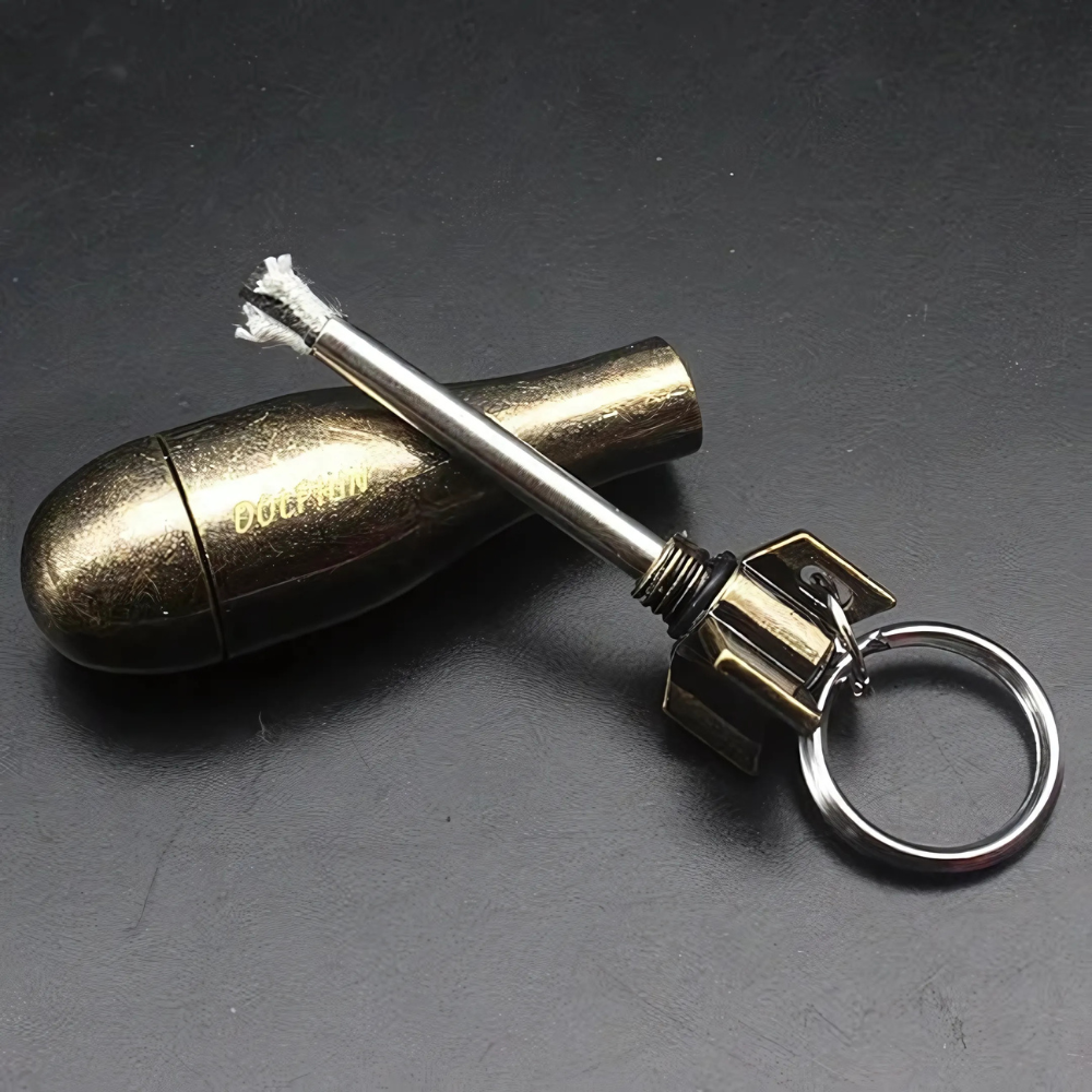 Davy | Survival Waterproof Flint Fire Starter Keychain