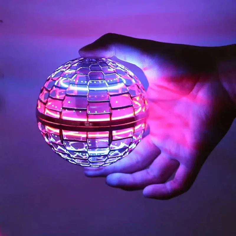 Davy | The Original Flying Orb Ball | Aerodynamic Flight Spinner with LED Effects | 360° Rotation & Boomerang Function | Shockproof Housing & USB Fast Charging