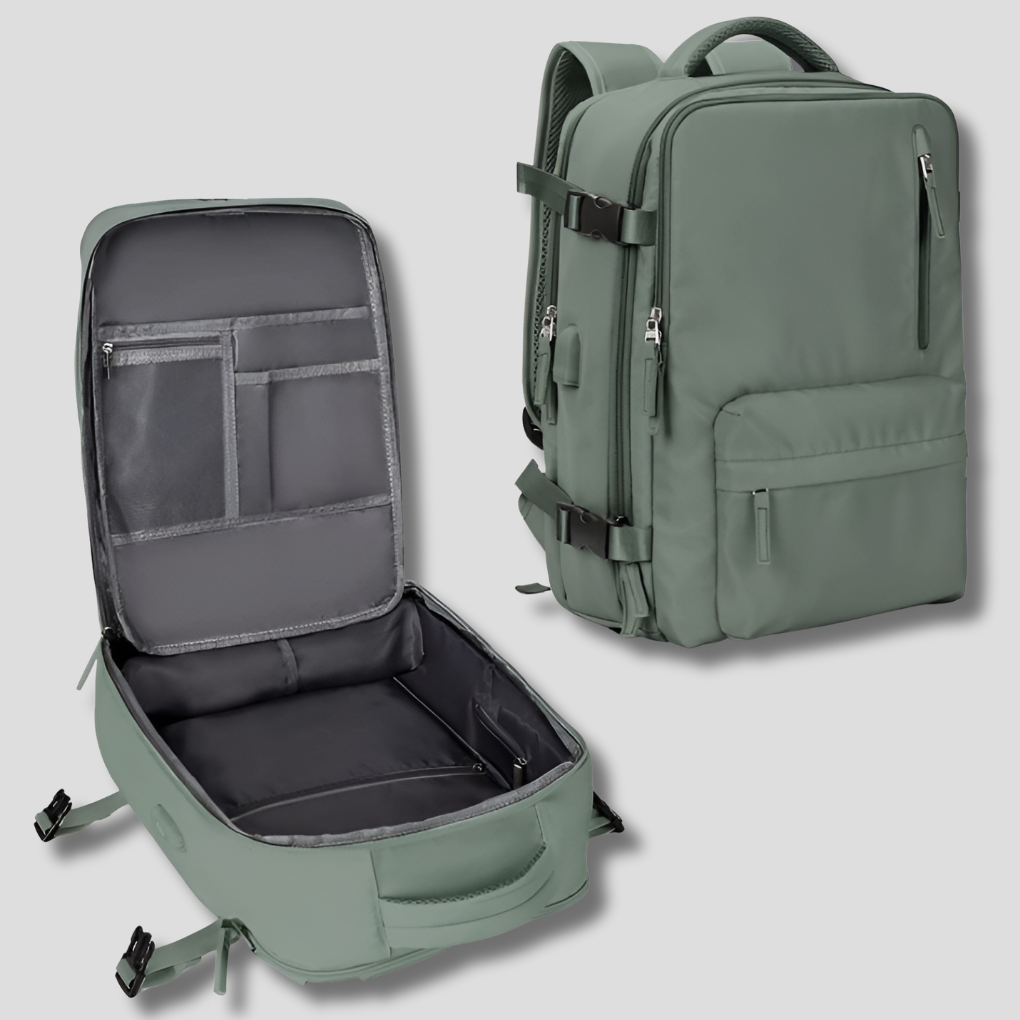 Davy | Travel Backpack Carry-On Expandable Organizer