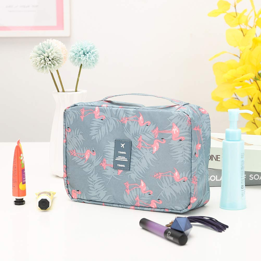 Davy Travel Cosmetic Bag | Waterproof & with Hook | Foldable & Padded | For Women & Men