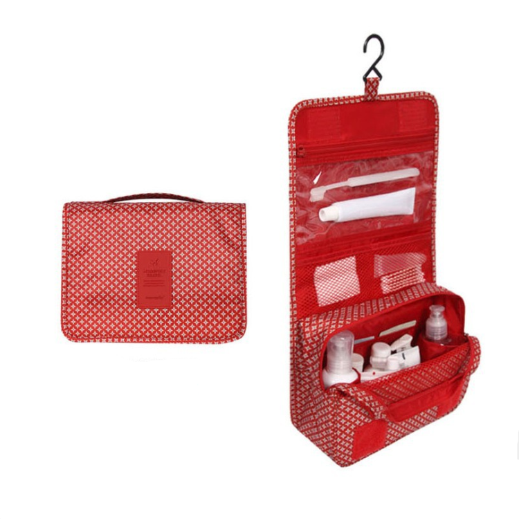 Davy Travel Cosmetic Bag | Waterproof & with Hook | Foldable & Padded | For Women & Men