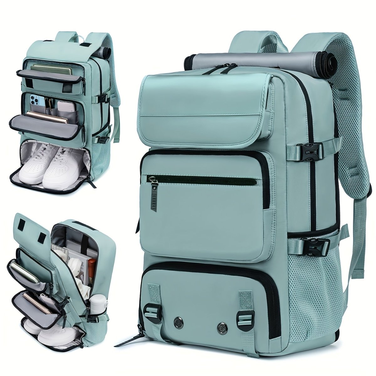 Davy | TRAVELMAX Pack – Large Waterproof Travel Backpack with USB Charging Port