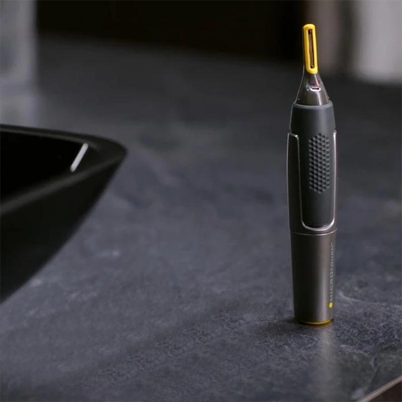 Davy | Ultra-thin Precision Trimmer | Micro-Oscillation Blades | Titanium Stainless Steel Technology | Integrated LED Lighting | Ergonomic Design