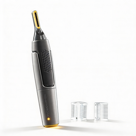 Davy | Ultra-thin Precision Trimmer | Micro-Oscillation Blades | Titanium Stainless Steel Technology | Integrated LED Lighting | Ergonomic Design