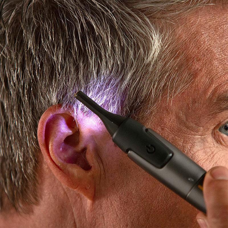 Davy | Ultra-thin Precision Trimmer | Micro-Oscillation Blades | Titanium Stainless Steel Technology | Integrated LED Lighting | Ergonomic Design