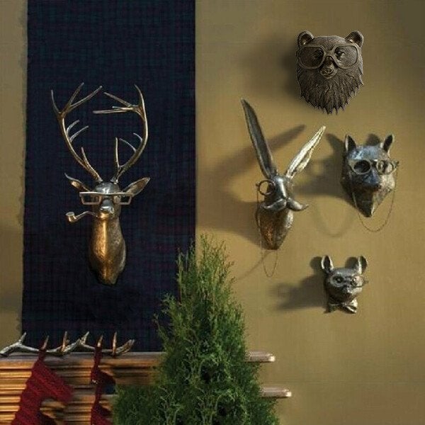 Davy | Unique Animal Head Wall Decoration for Home