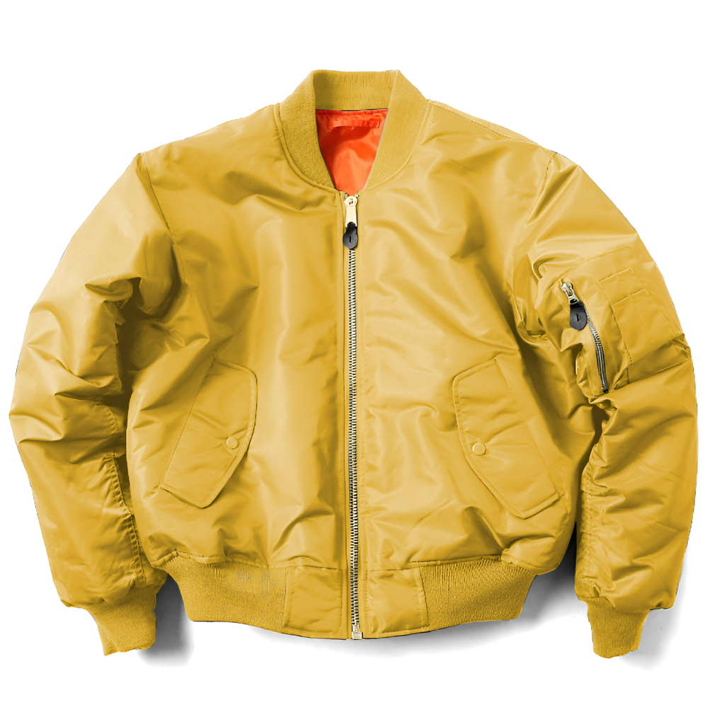 Davy | Unisex Classic Bomber Jacket with Rib-Knit Trim