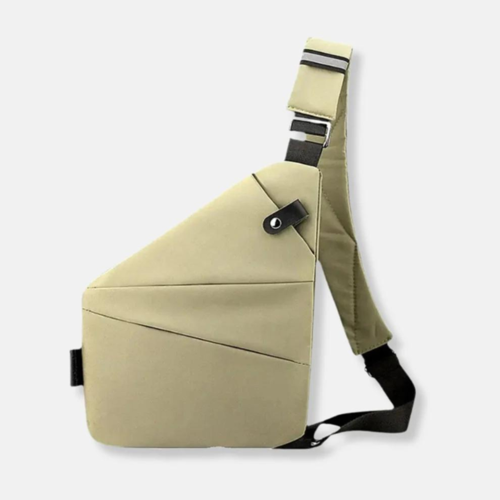 Davy | Unisex Sling Bag | Security Crossbody | Hidden Zipper