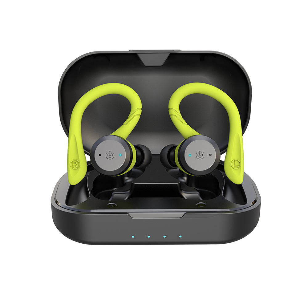 Davy | Vega Waterproof Wireless Sport Earbuds – 20 Hours Playtime | Bluetooth 5.0, IPX7 for Swimming & Fitness