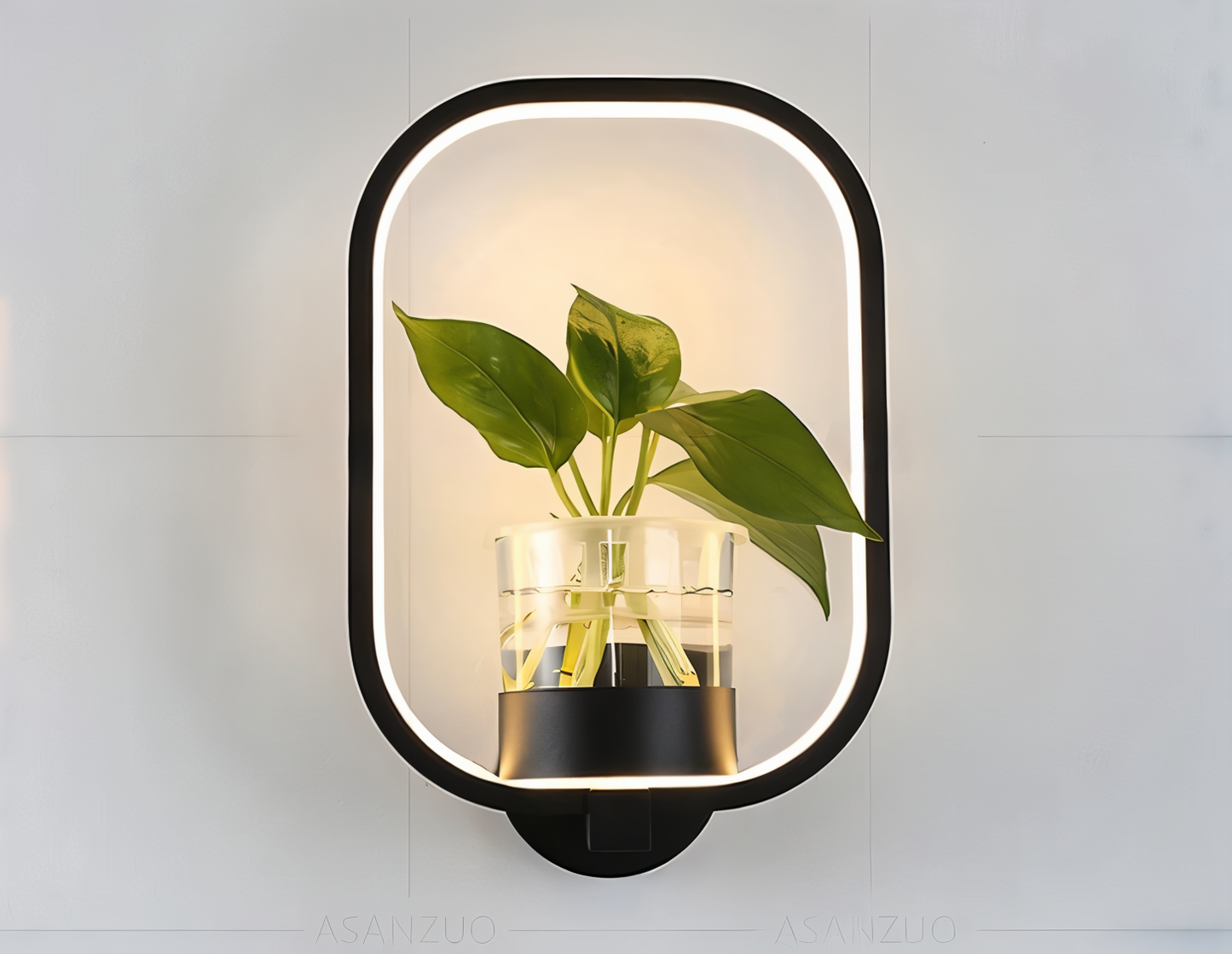 Davy | VerdantLume LED Wall Light with Plant Holder