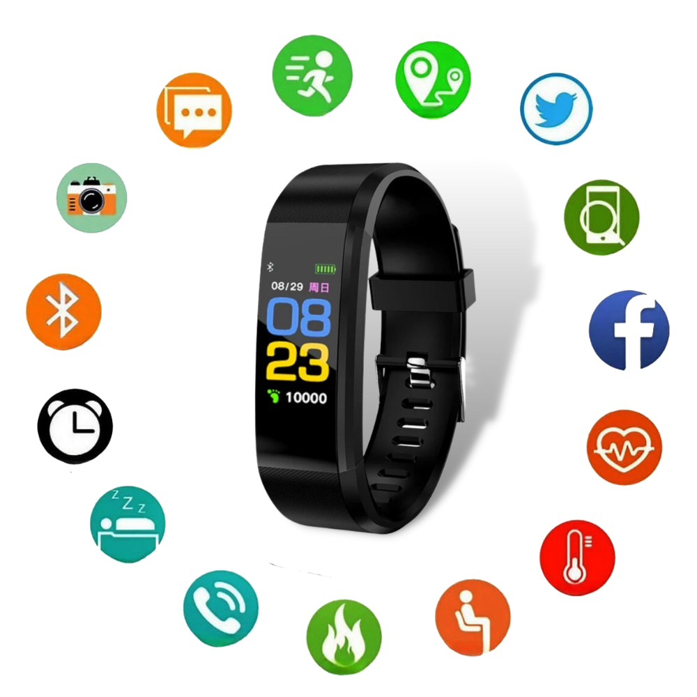 Davy | VitaWatch | Senior Smartwatch with Health Monitor and Large LED Screen