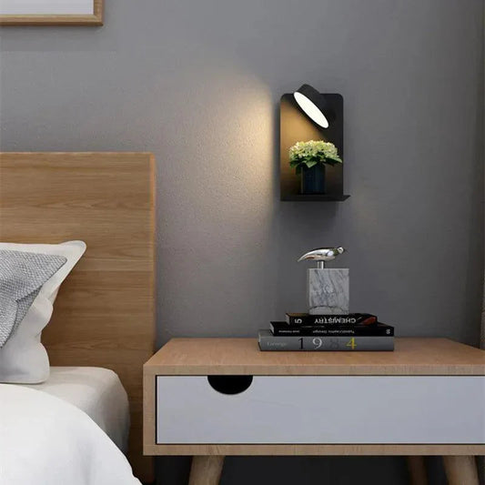 Davy | Wall Lamp with Charger - 330° Adjustable - Charging Station