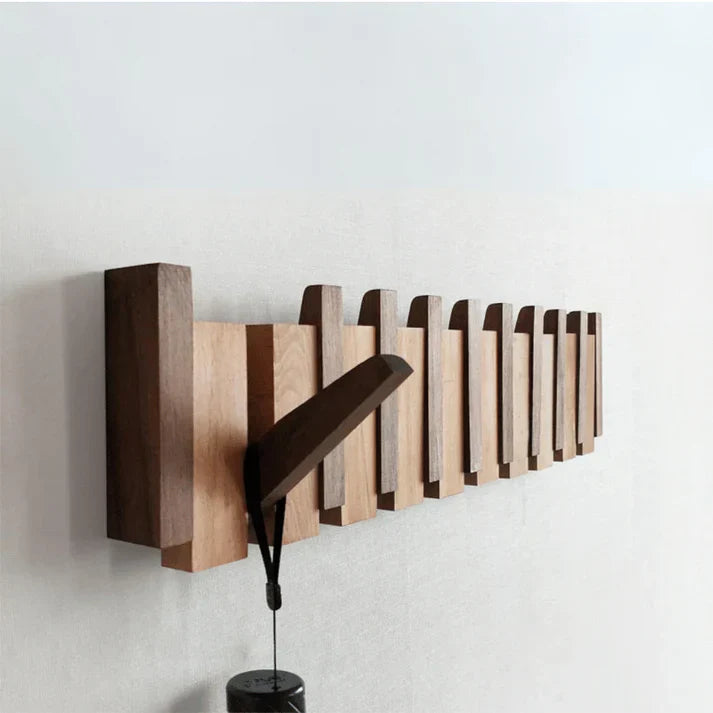 Davy | Wall Mounted Coat Rack with Piano Key Design