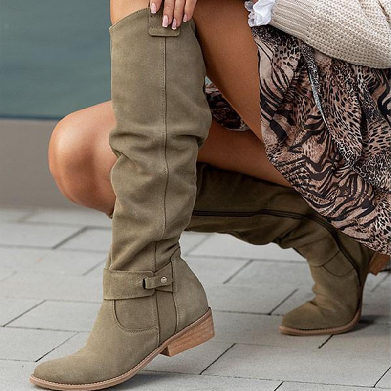 Davy | Warm Suede Boots - Cozy Winter Shoes