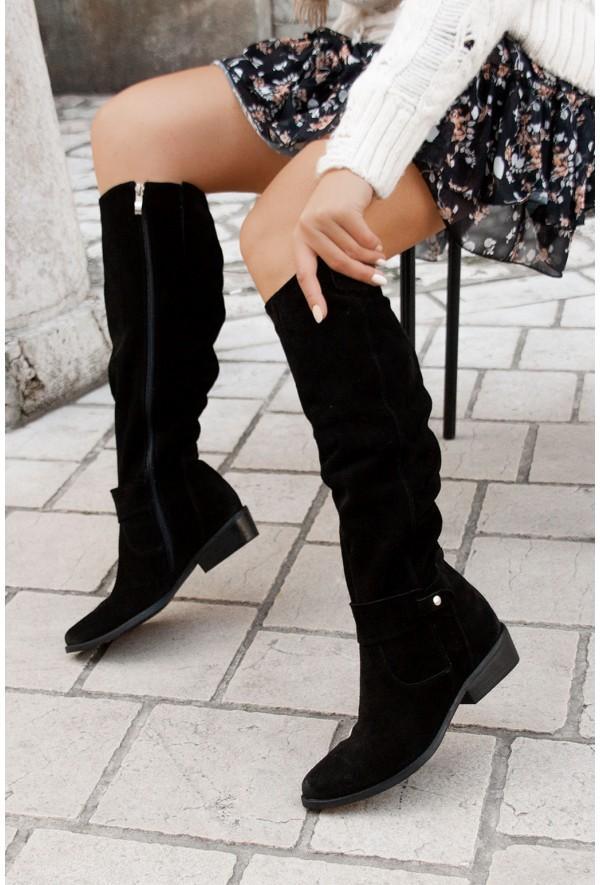 Davy | Warm Suede Boots - Cozy Winter Shoes
