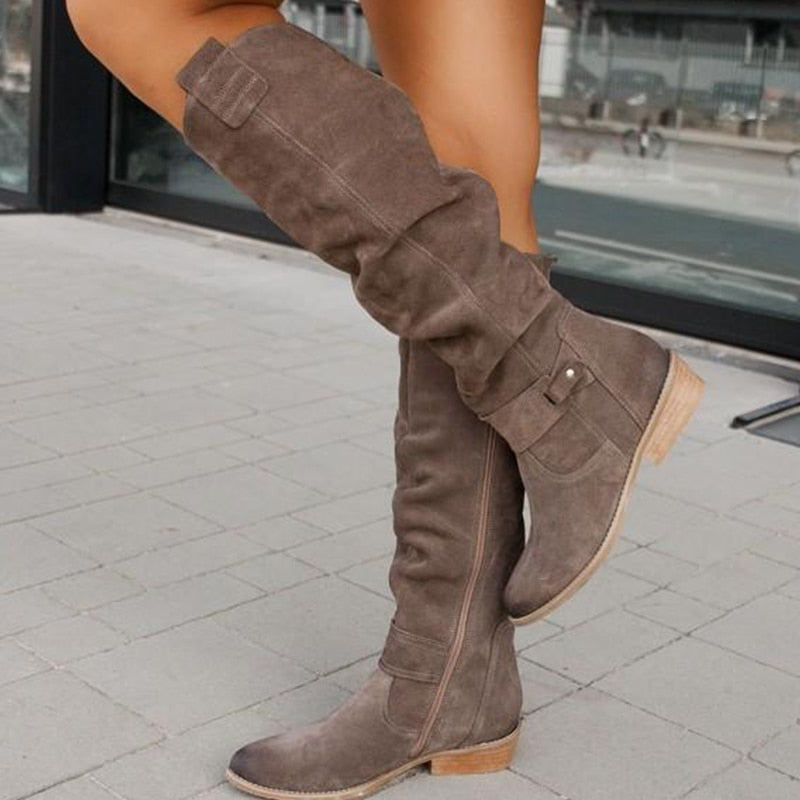 Davy | Warm Suede Boots - Cozy Winter Shoes