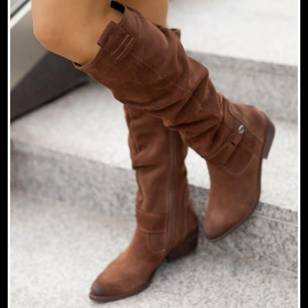 Davy | Warm Suede Boots - Cozy Winter Shoes