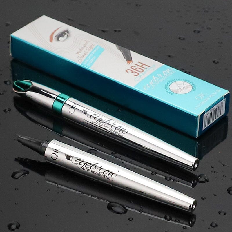 Davy | Waterproof 3D Microblading Eyebrow Pencil with 4 Fork Tips