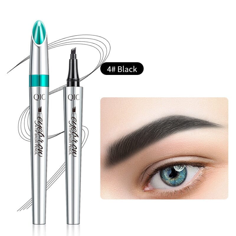 Davy | Waterproof 3D Microblading Eyebrow Pencil with 4 Fork Tips