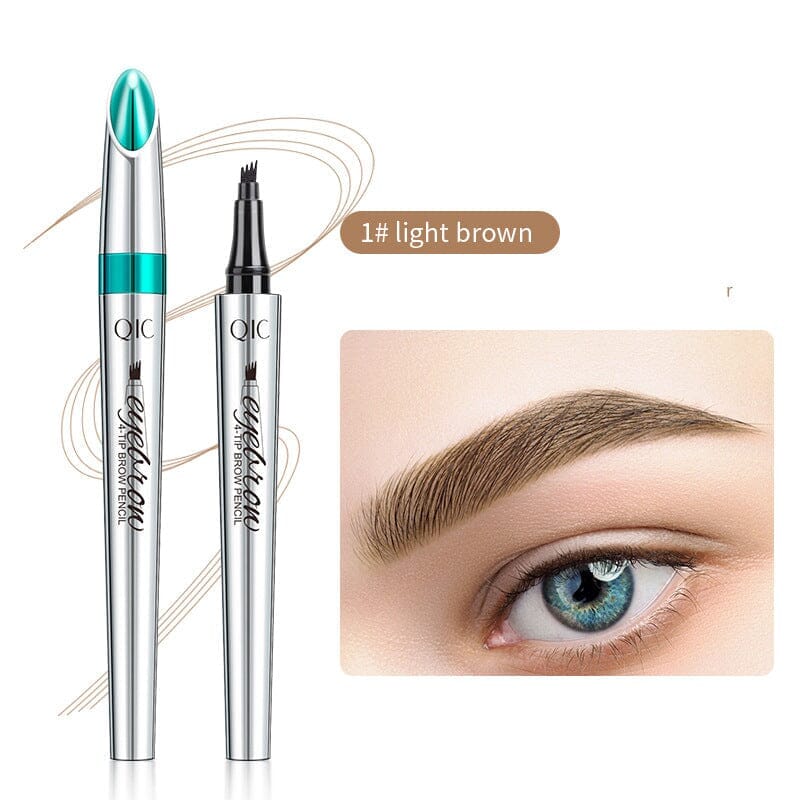 Davy | Waterproof 3D Microblading Eyebrow Pencil with 4 Fork Tips