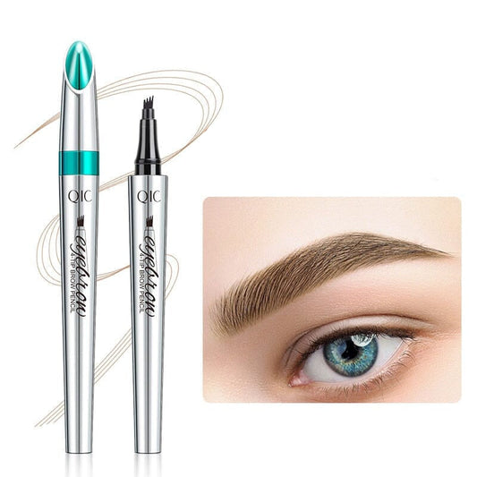 Davy | Waterproof 3D Microblading Eyebrow Pencil with 4 Fork Tips