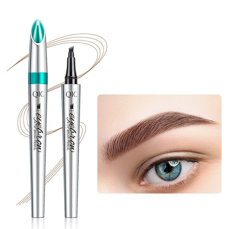 Davy | Waterproof 3D Microblading Eyebrow Pencil with 4 Fork Tips