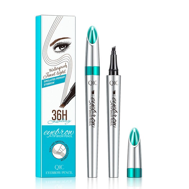 Davy | Waterproof 3D Microblading Eyebrow Pencil with 4 Fork Tips