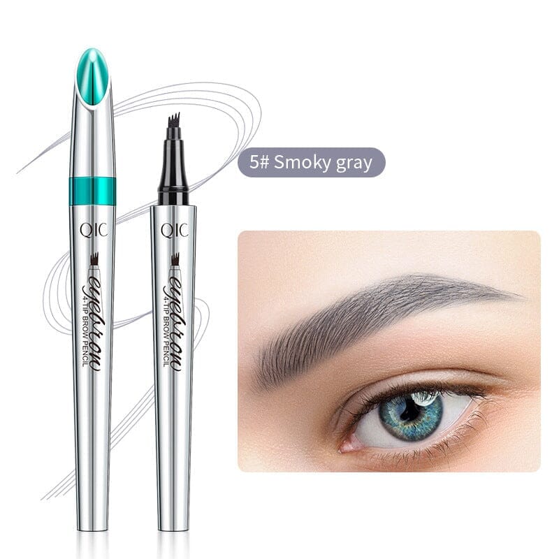 Davy | Waterproof 3D Microblading Eyebrow Pencil with 4 Fork Tips