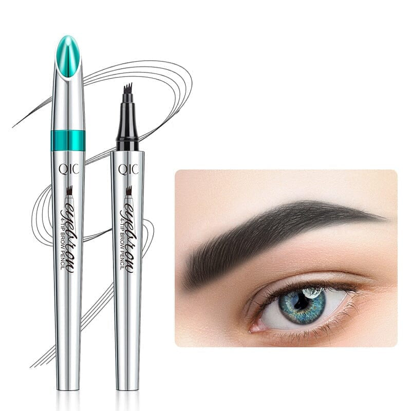 Davy | Waterproof 3D Microblading Eyebrow Pencil with 4 Fork Tips