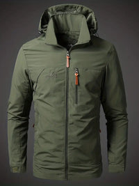 Davy | Chaqueta Impermeable y Cortaviento para Hombre para Todas las Actividades al Aire Libre