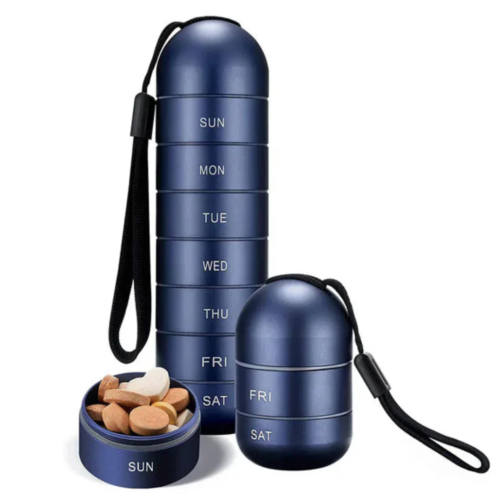 Davy | Weekly Pill Organizer with Lanyard