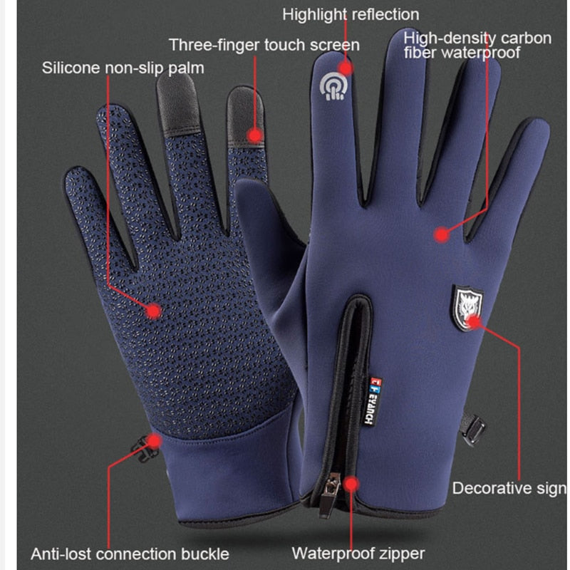Davy | Winter Waterproof Thermal Touchscreen Gloves