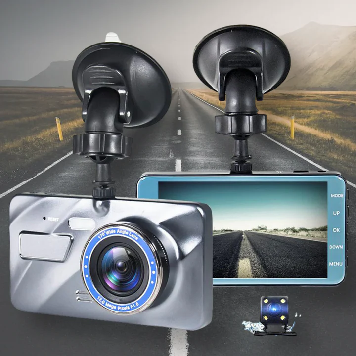 Davy | Wireless Front And Rear Dash Cam Dashboard Camera For Car With Night Vision