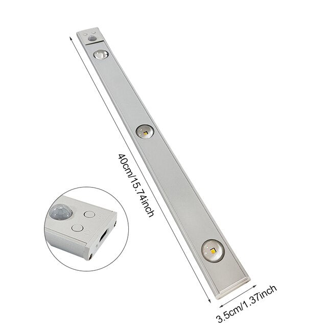 Davy | Wireless LED Light with Motion Sensor | Rechargeable, Dimmable & 3 Colors