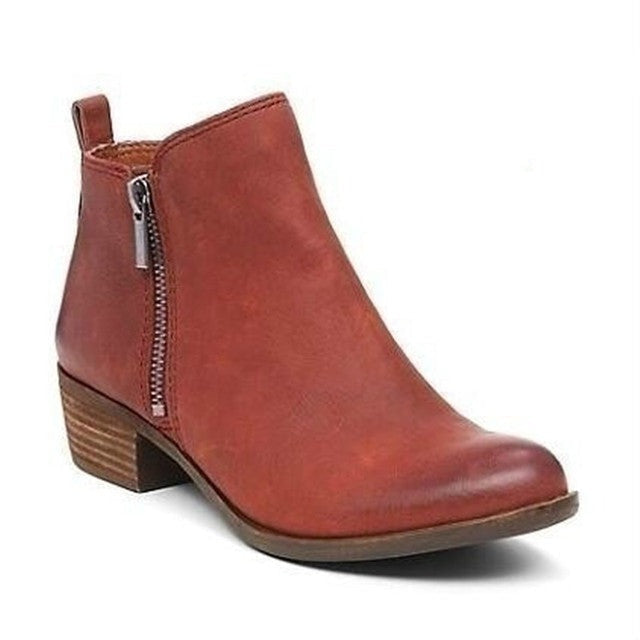 Davy | Women's Ankle Boots With Side Zipper