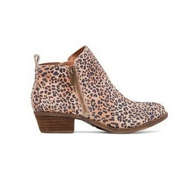Davy | Women's Ankle Boots With Side Zipper