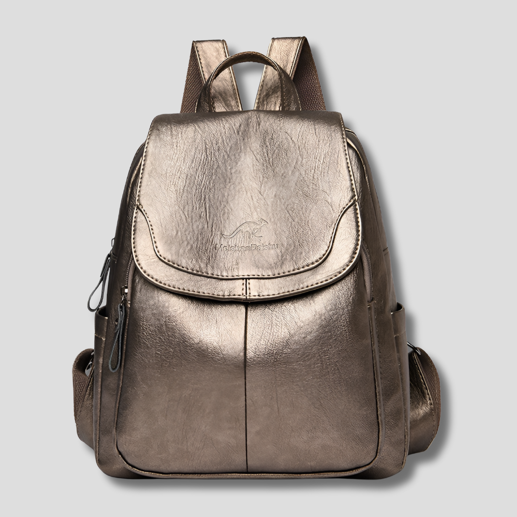 Davy | Women's Anti-Theft Backpack with Embossed Detail