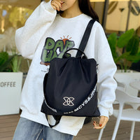 Davy | Women's Anti-Theft Backpack with Leather Details