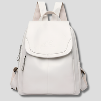 Davy | Sac à dos antivol en cuir pour femme avec design embossé