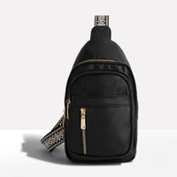 Davy | Mochila bandolera antirrobo para mujer con correa geométrica